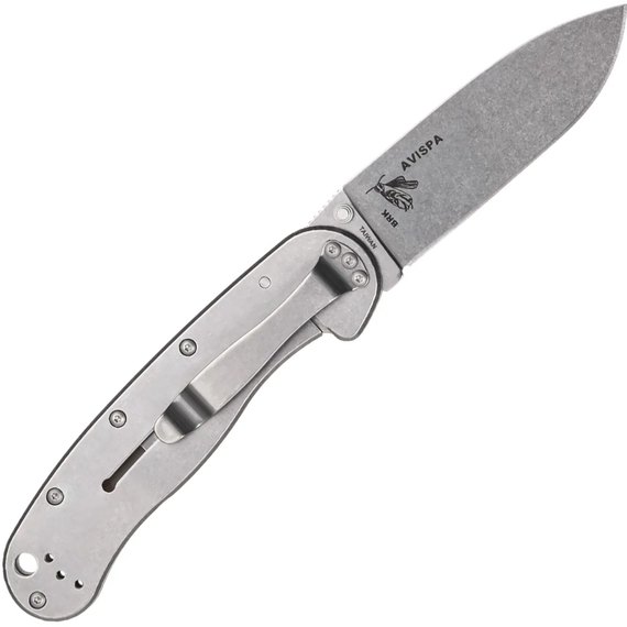 EDC нож Esee Knives Avispa SK5 Textured polymer OD Green (BRK1303OD), Покриття клинка: Satin, Колір: Зелений, Марка сталі: SK-5, Матеріал рукояті: Полімер, зображення 2