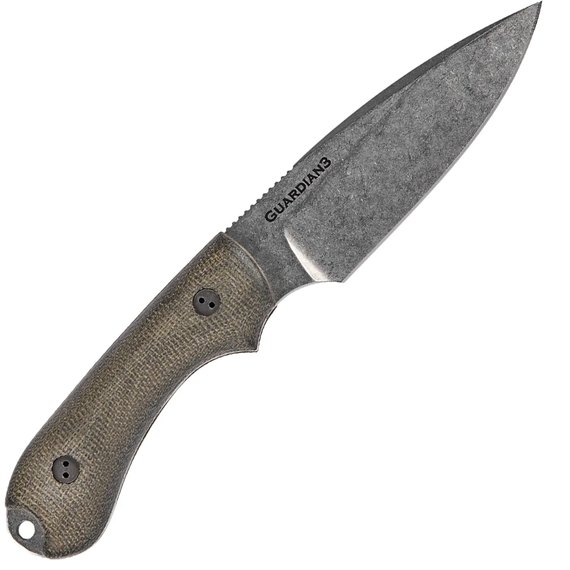 Маленький нож Bradford Guardian 3 3D AEB-L Micarta (BRAD3FE102A), Цвет : Серый/Коричневый, изображение 2