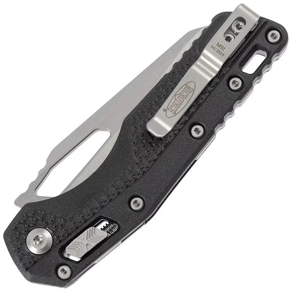 Кишеньковий ніж Microtech MSI Stonewash PS Black (210T-11PMBK), зображення 4