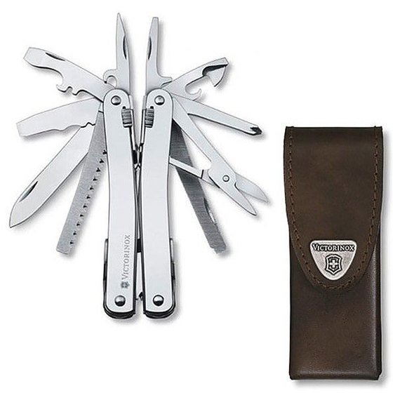 Мультитул Victorinox SwissTool Spirit в кожаном чехле 3.0224.L