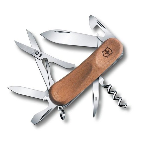 Нож Victorinox Delemont, EvoWood 14, 85 мм, EvoWood, орех 2.3901.63