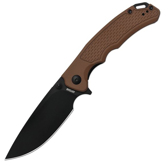 EDC ніж Artisan Tradition V2 Black Blade Brown (1702M-BBN), Колір: Brown