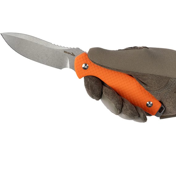 EDC нож Skif Adventure FB Jr SW Orange (FBL-003JSWOR), Покрытие клинка: SW (Stonewash), Цвет : Оранжевый, изображение 6
