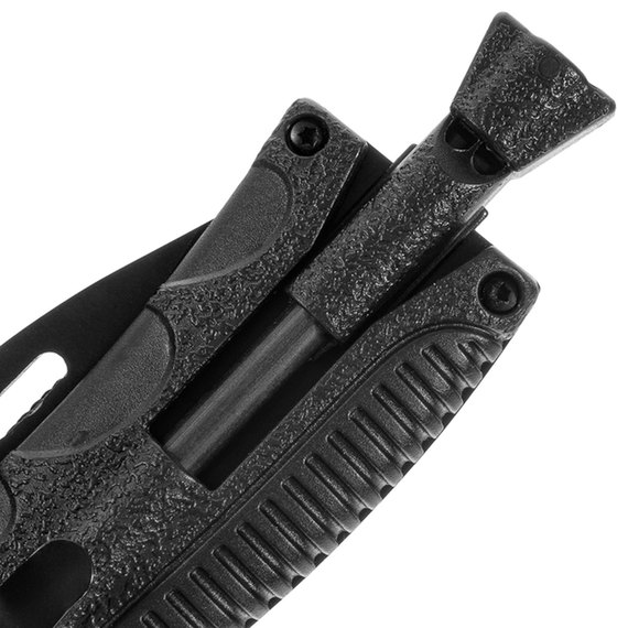 EDC нож Mil-Tec Paracord M.Fire Starter черный (15318400), Цвет : Чёрный, изображение 4