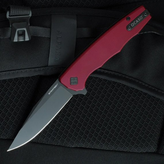 EDC нож Ocaso Strategy Red Aluminum Black (29RDB), изображение 4