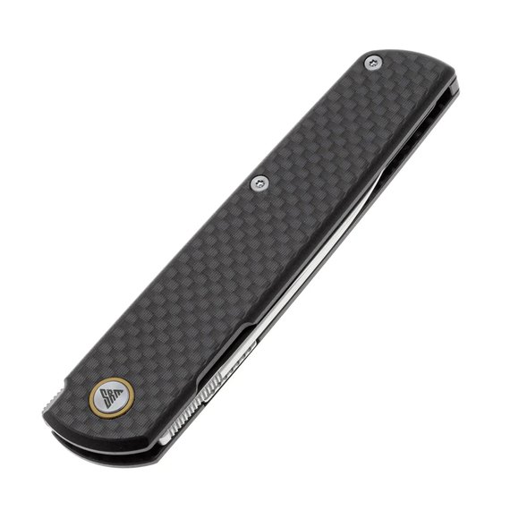EDC ніж San Ren Mu Qrick G10 + carbon fiber чорний (408L-KB), зображення 5