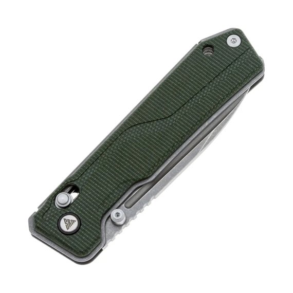 EDC нож San Ren Mu Rubik микарта зеленый (7228B-MG), изображение 3