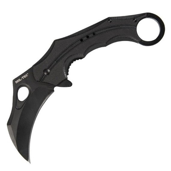 Нож керамбит Mil-Tec Karambit Schwarz черный (15301402)