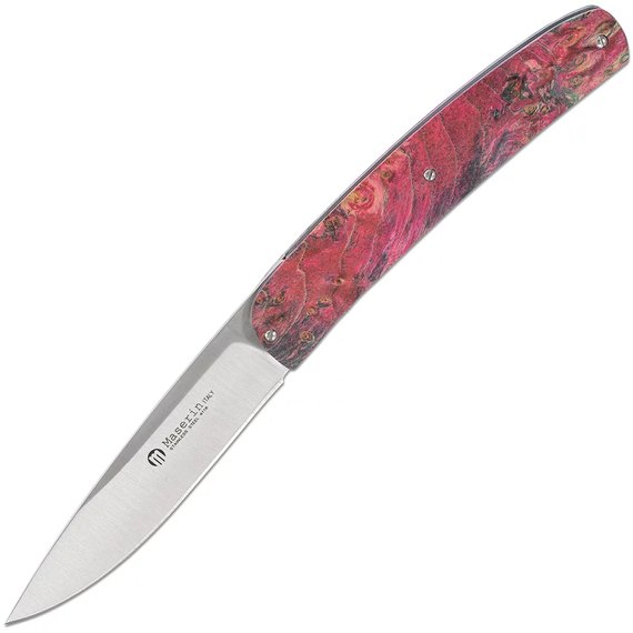 Джентльменский нож Maserin Gourmet розовый кап тополя (380/RS), Цвет : Розовый, Материал клинка: Нержавеющая сталь