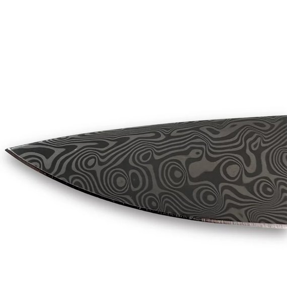 Джентльменский нож Maserin Gourmet зеленый (380/DV), Цвет : Зелёный, Материал клинка: Дамасская сталь, изображение 6