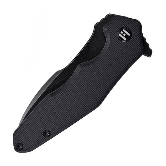 EDC нож Hightron Mini Ventura черный (HK05BLKBS), Покрытие клинка: BSW (Black Stonewash), Цвет : Чёрный, изображение 4
