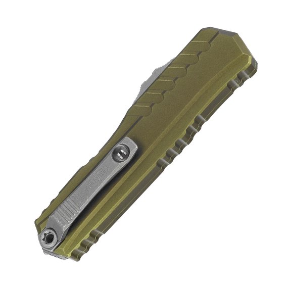 Автоматический выкидной нож Microtech Cypher II D/E OTF, Apoc, OD green (1242-10APOD), изображение 3