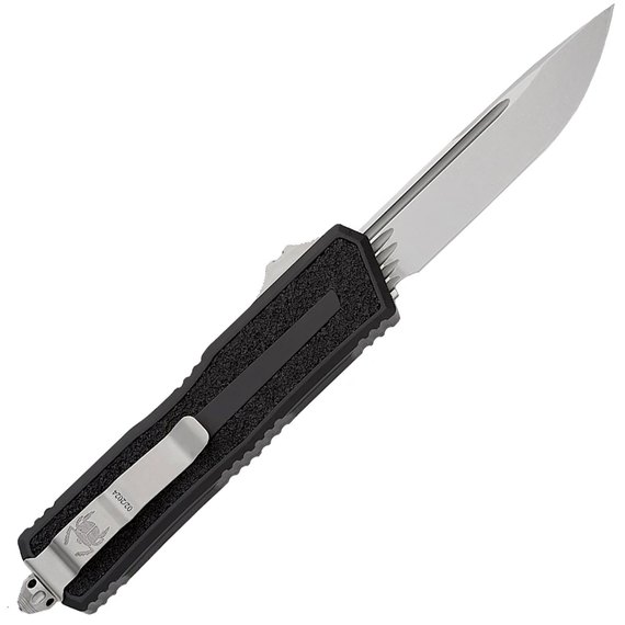Автоматический выкидной нож Microtech Scarab II Gen III D/E-S, stonewash, черный (1180-10), изображение 2