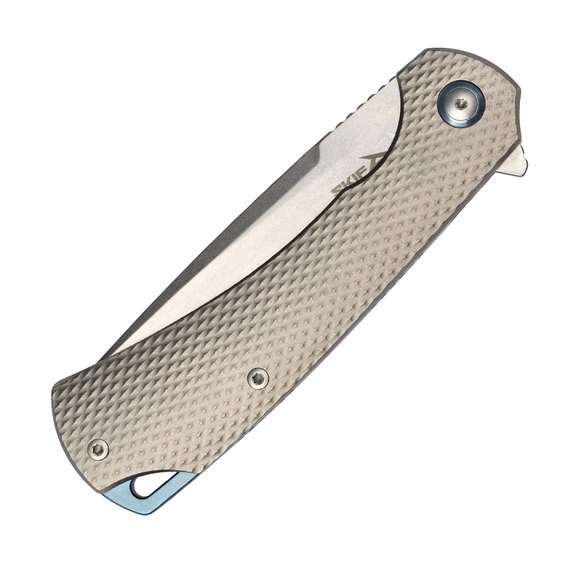 EDC нож Skif Frontier LE Titanium Gray (EA1 GY), Покрытие клинка: SW (Stonewash), Цвет : Титан, изображение 4