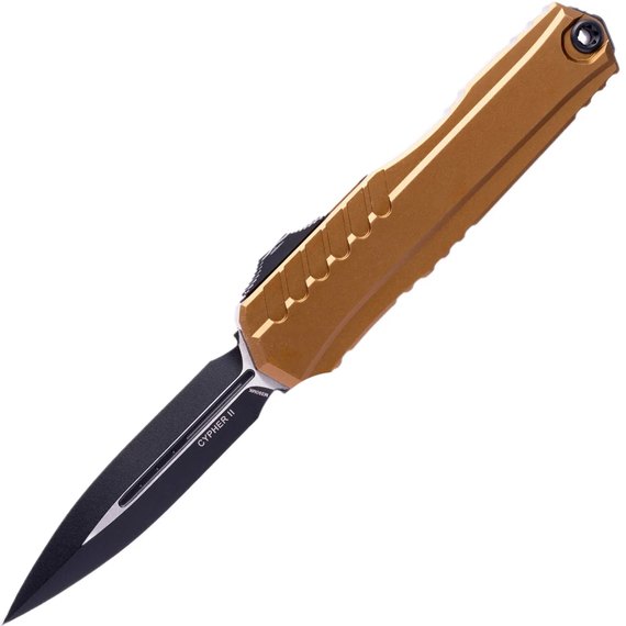 Автоматический выкидной нож Microtech Cypher II D/E OTF tan (1242-1TA)