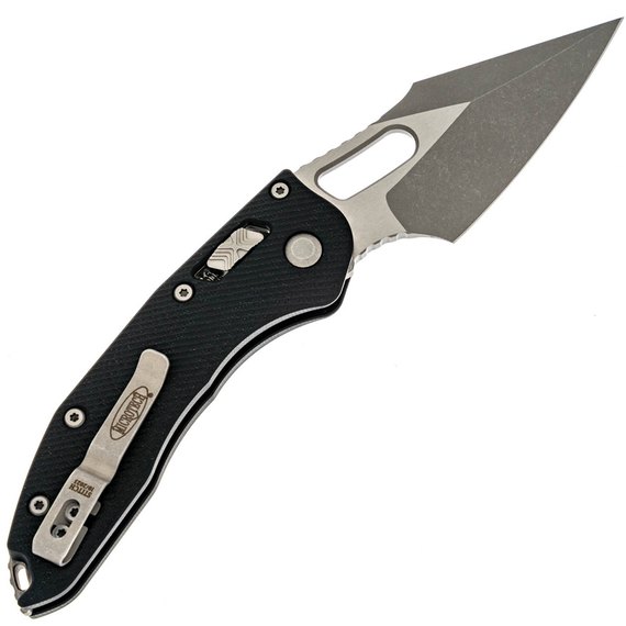 Кишеньковий ніж Microtech Stitch Ram-Lock, fluted, чорний (169RL-10APFLGTBK), Колір: Чорний, зображення 2