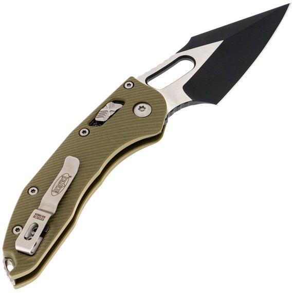 Кишеньковий ніж Microtech Stitch S/E Ram-Lock, fluted, OD green (169RL-1FLGTOD), Колір: Зелений, зображення 2