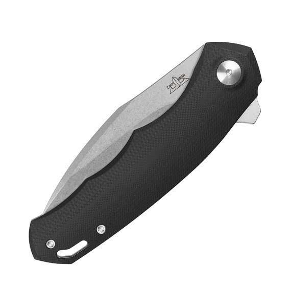 EDC нож Cimmerian Knives С1 N690 SW Black (1462.00.07), Покрытие клинка: SW (Stonewash), Цвет : Чёрный, Материал клинка: Нержавеющая сталь, изображение 3