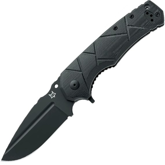 Нож тактический для выживания Fox URO G-10 Black (FX-557 B)