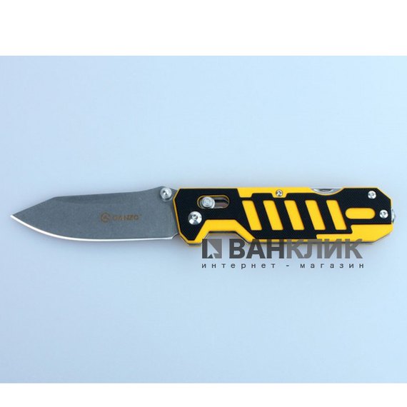 Нож Ganzo G735-YB черно-желтый