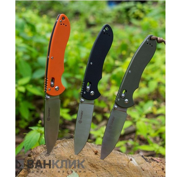 Нож Ganzo G740-OR оранжевый