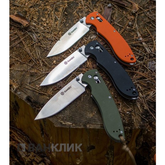 Нож Ganzo G740-OR оранжевый