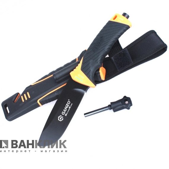 Нож Ganzo G8012 оранжевый G8012-OR