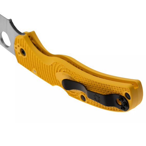 EDC нож Spyderco Native Chief Lightweight MagnaCut FRN Yellow (C244PYL), изображение 6