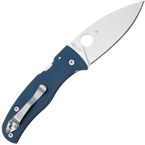 Кишеньковий ніж Spyderco Bodacious CPM SPY27 G-10 Cobalt Blue (C263GPCBL), зображення 2