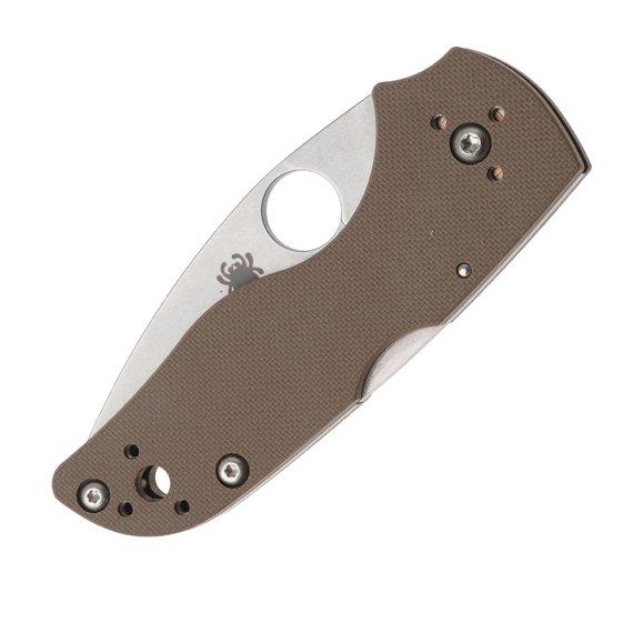 Колекційний ніж Spyderco Lil Native Sprint Run BackLock Brown (C230MBGPBN15V), зображення 3