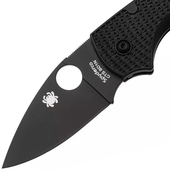 Маленький складаний ніж Spyderco Lil’ Native Lightweight BB Black (C230PBBK), зображення 4