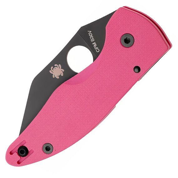 Ніж для самооборони Spyderco MicroJimbo Sprint Run S30V Black Blade Pink (C264GPNBKP3), зображення 3