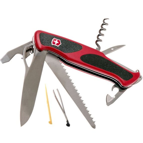 Многофункциональный нож Victorinox Ranger 79 M Grip красный (0.9563.MCB1), изображение 4