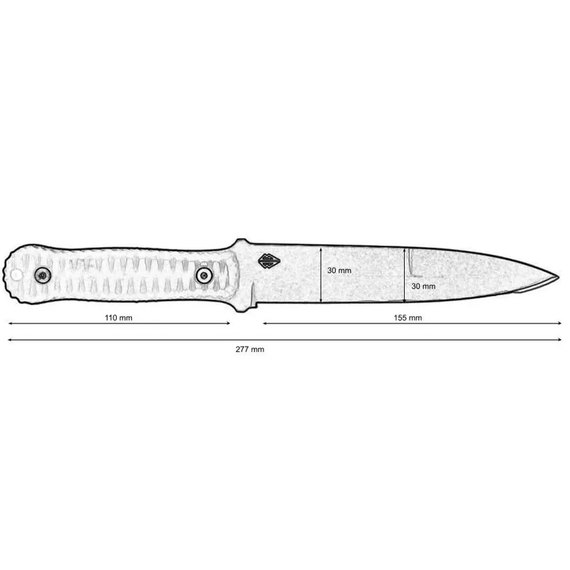 Ніж армійський (військовий) Blade Brothers Knives Штурмовик Стоунвош, зображення 7