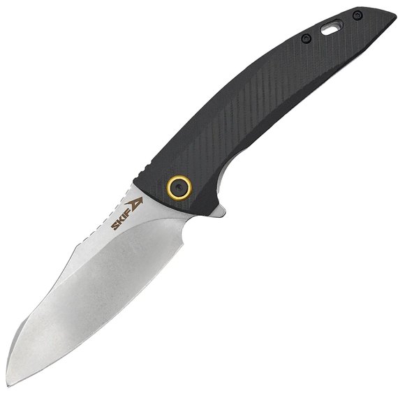 EDC нож Skif Vulture SW Black (OL-008DSWB), Покрытие клинка: SW (Stonewash), Цвет : Чёрный