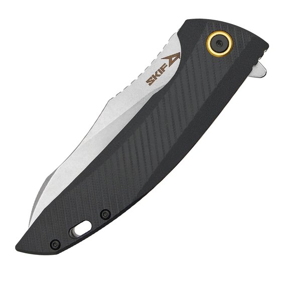 EDC нож Skif Vulture SW Black (OL-008DSWB), Покрытие клинка: SW (Stonewash), Цвет : Чёрный, изображение 2