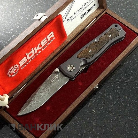 Нож Boker Leopard-Damascus II 111054DAM