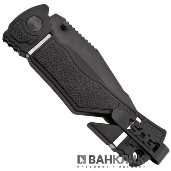 Нож SOG Trident Elite Tanto Black Blade (TF104-CP)