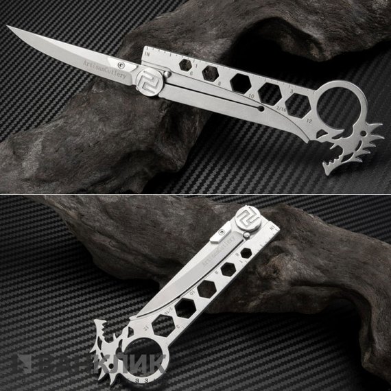 Нож Artisan Dragon Grey AUS-8 (1606-GY)