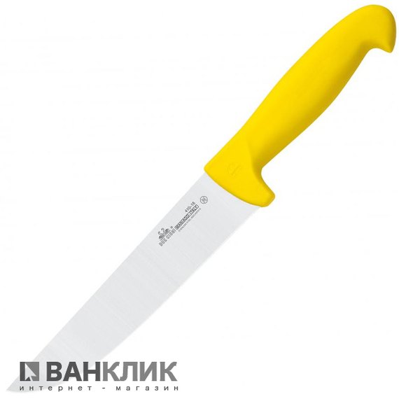 Нож кухонный Due Cigni Butcher желтый (410/18NG)