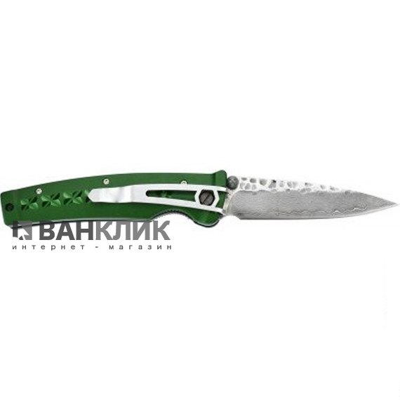 Нож Mcusta Fusion Damascus зеленый MC-0163D