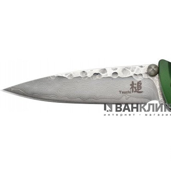 Нож Mcusta Fusion Damascus зеленый MC-0163D