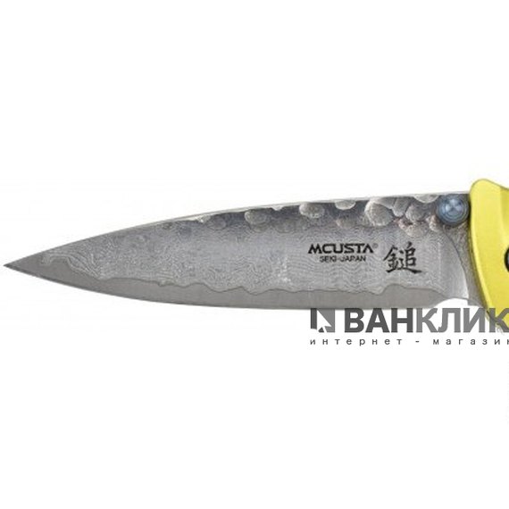Нож Mcusta Fusion Damascus желтый MC-0164D