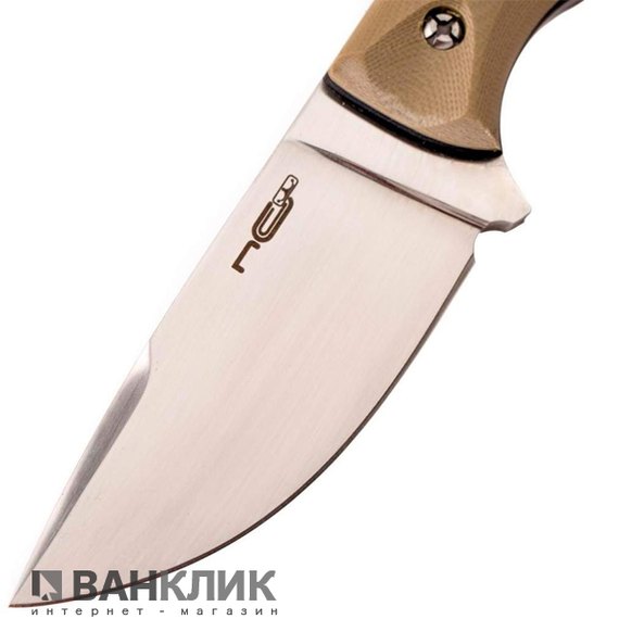 Нож N.C. Custom "Fang" tan, satin