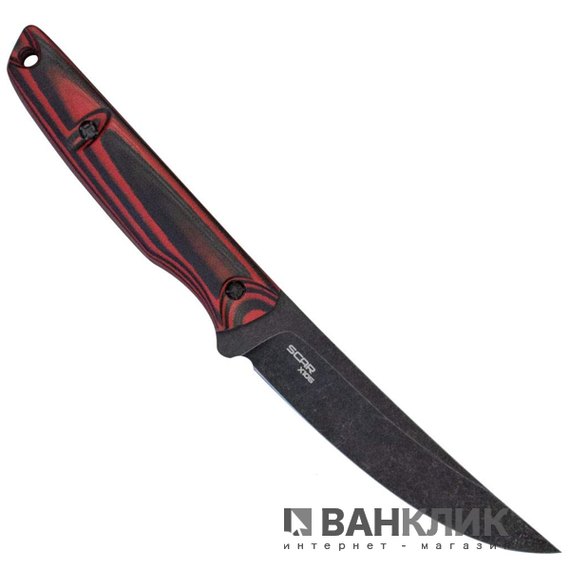 Нож N.C. Custom "Scar" red, black s/w