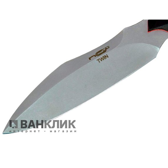 Нож N.C. Custom "TWIN" Niolox, stonewashed, G10