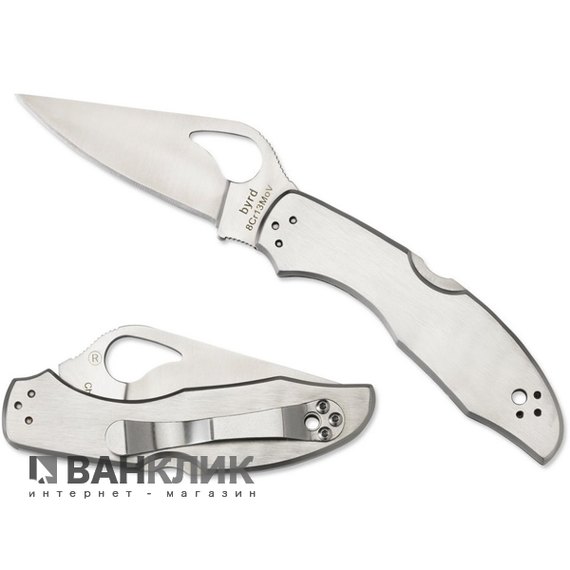 Нож Spyderco Byrd Meadowlark 2 Steel Handle (BY04P2)