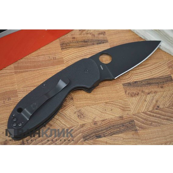 Нож Spyderco Efficent Black Blade (C216GPBBK)