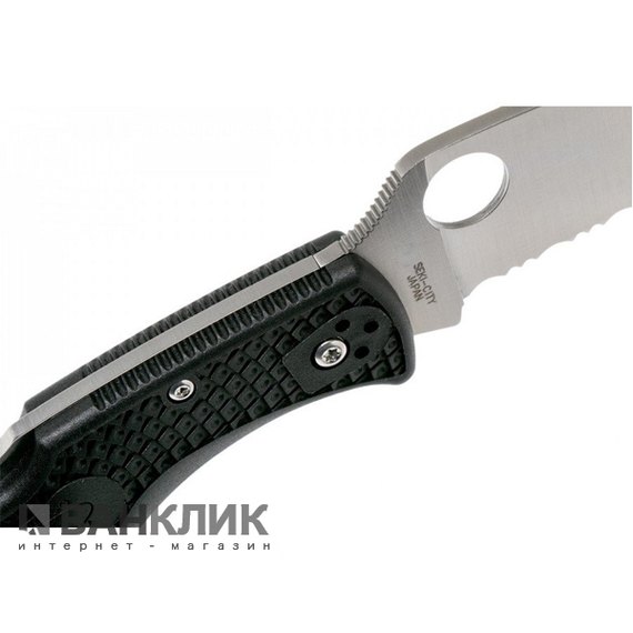 Нож Spyderco Endura Wharncliffe серрейтор (C10FSWCBK)