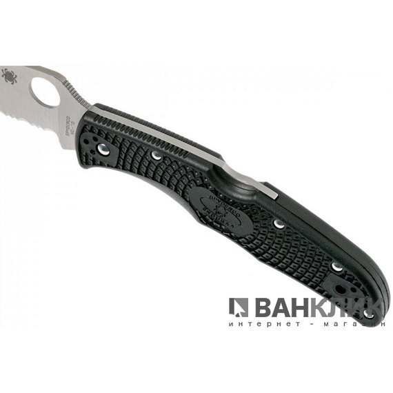 Нож Spyderco Endura Wharncliffe серрейтор (C10FSWCBK)
